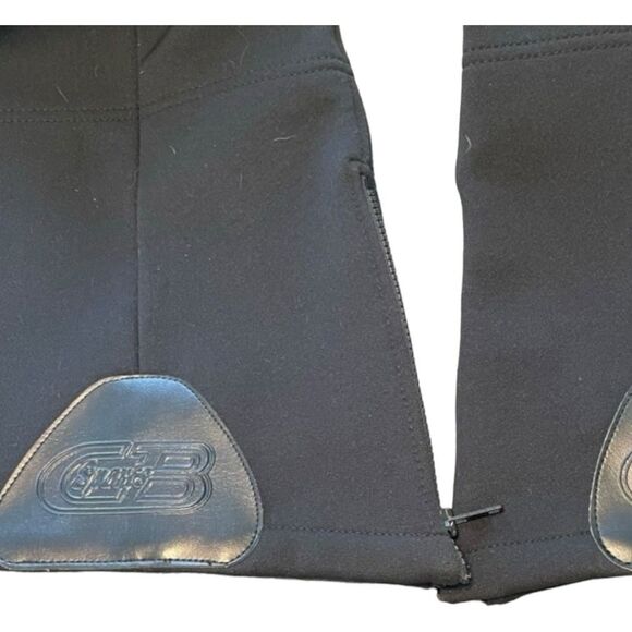 Vintage CB Sports Ski Snowboard Pants Black Wool Nylon Stretch Lycra Snow 12 - Picture 3 of 10